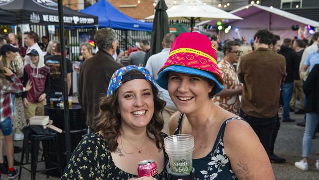 Nikki Semenzin (left) and Tash Bamberry at Brewoomba hosted by Fitzy's, Saturday, August 17, 2024. Picture: Kevin Farmer