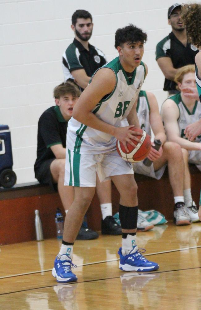 Emerson Juhasz. BBC v Matthew Flinders Anglican College on day one of CBSQ.