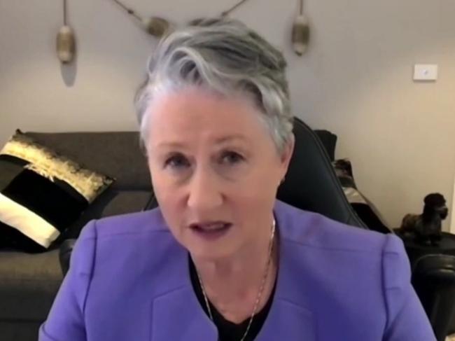 Dr Kerryn Phelps speaking to Nine’s Today about vaccine injury. Picture: Nine