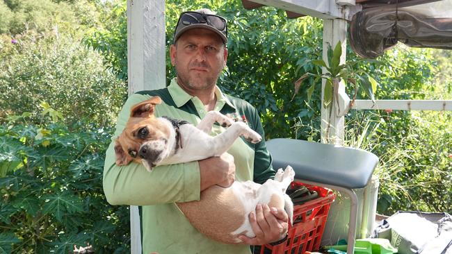 There’s light at the end of the tunnel for Kris Pierce after the repair works to his home have been approved. Picture: Chris Knight