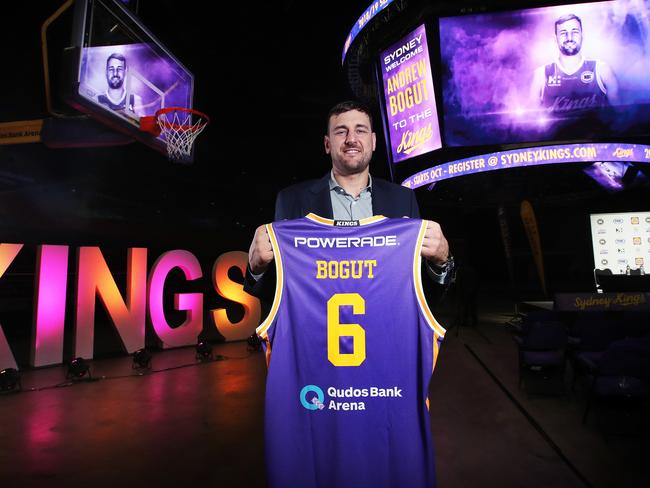 Andrew Bogut has created a big splash since joining the Kings. Picture: Phil Hillyard