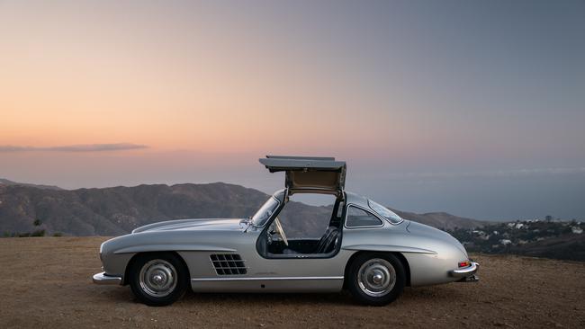 A 1955 Mercedes-Benz 300 SL Alloy Gullwing.