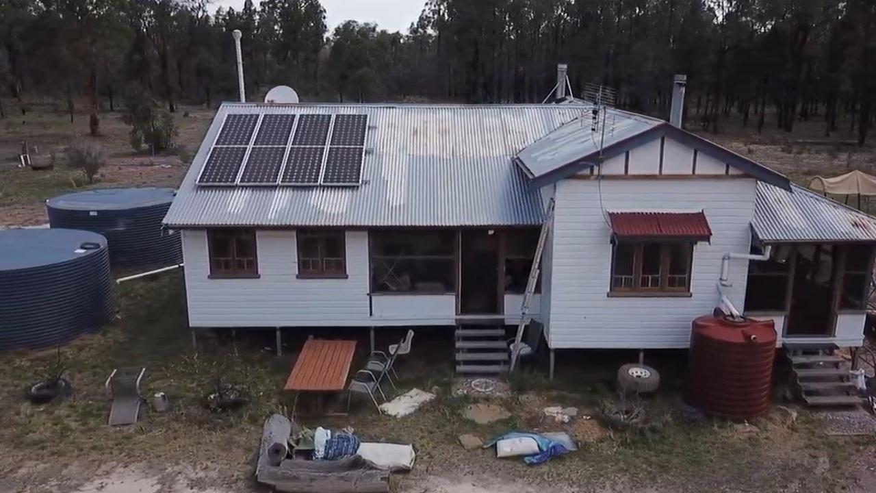 The Train family home at Wieambilla. Photo: Liam Kidston