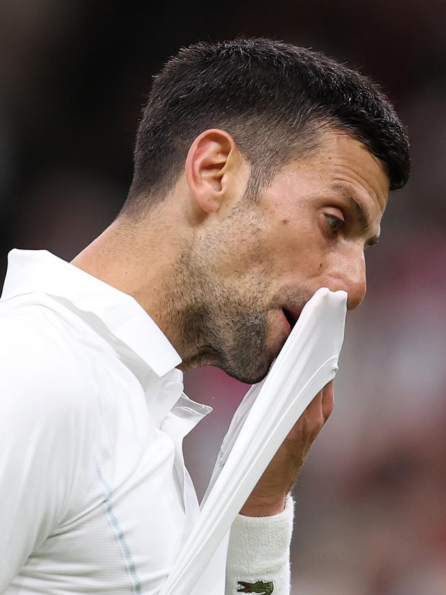 The crowds have turned on Novak. (Photo by Julian Finney/Getty Images)