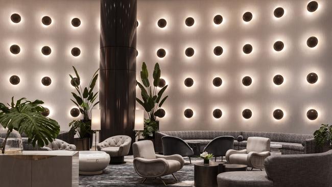 The lobby of the Ritz-Carlton, South Beach, Miami.