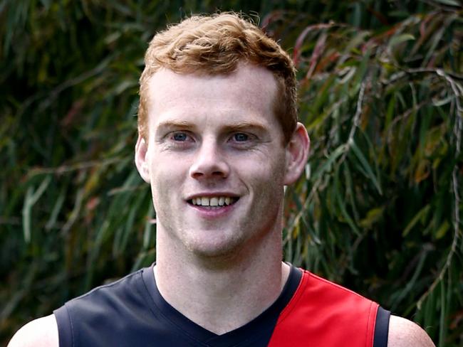 AFL TRADING DAY Adam Cooney in new Bombers jumper Picture:Wayne Ludbey