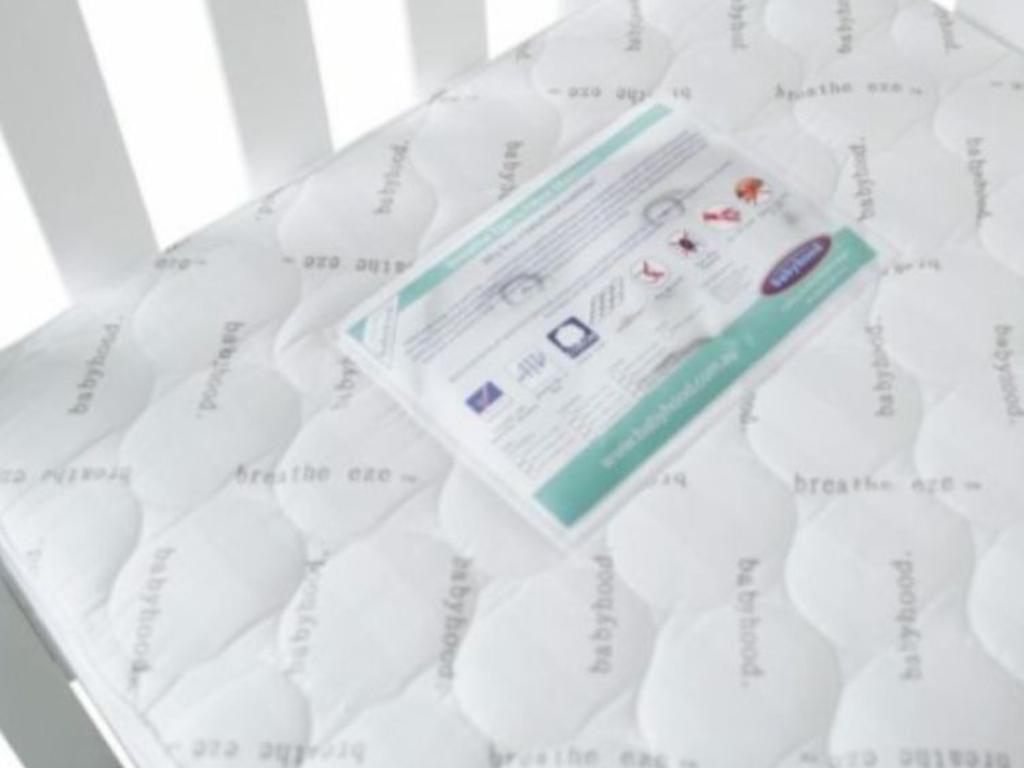 Babyhood Breathe Eze Cotton Cot Mattress. Picture: Temple &amp; Webster