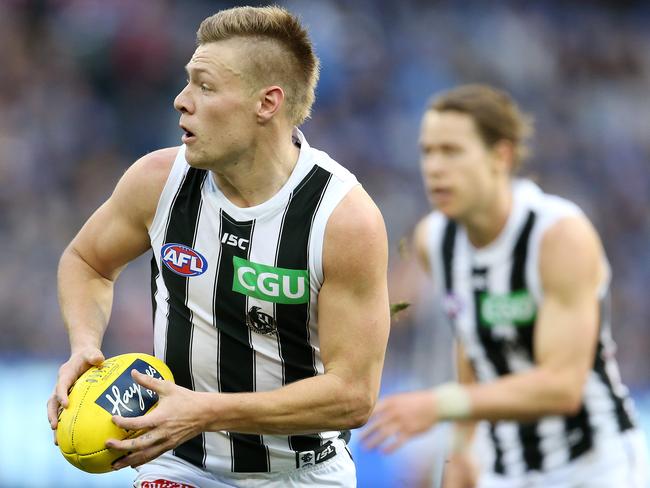 Jordan De Goey is set to get more midfield time. Picture: Michael Klein