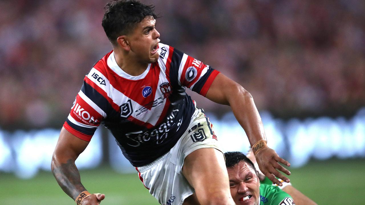 Latrell Mitchell during the 2019 NRL Grand Final.