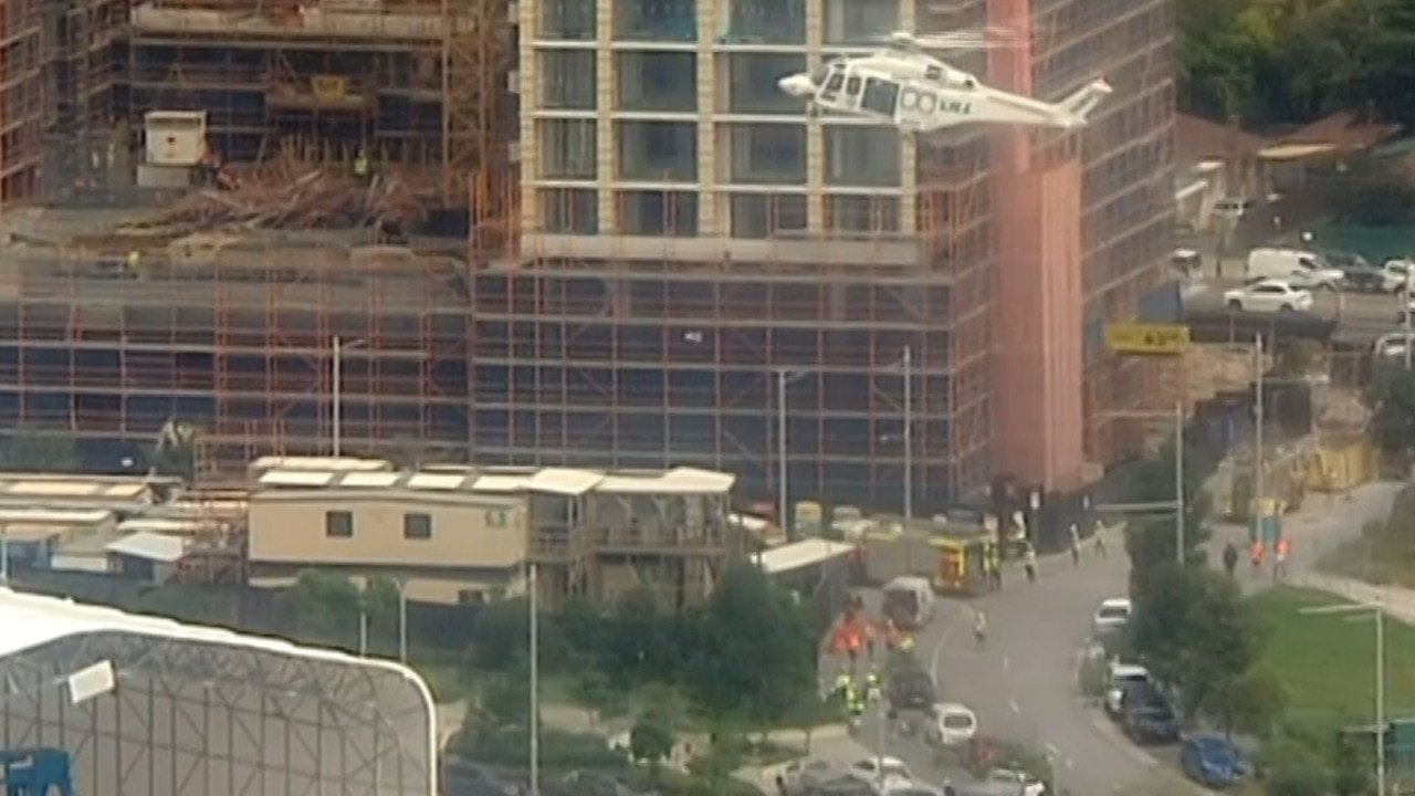 One man dead following scaffolding collapse in Sydney