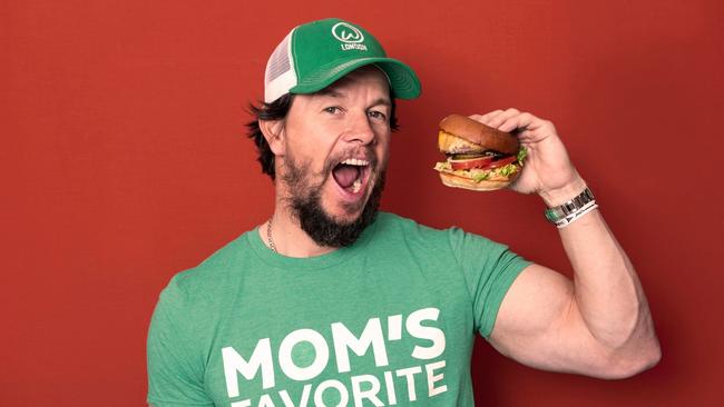 Wahlberg won’t be able to indulge in many of his new restaurant’s burgers. Picture: Supplied