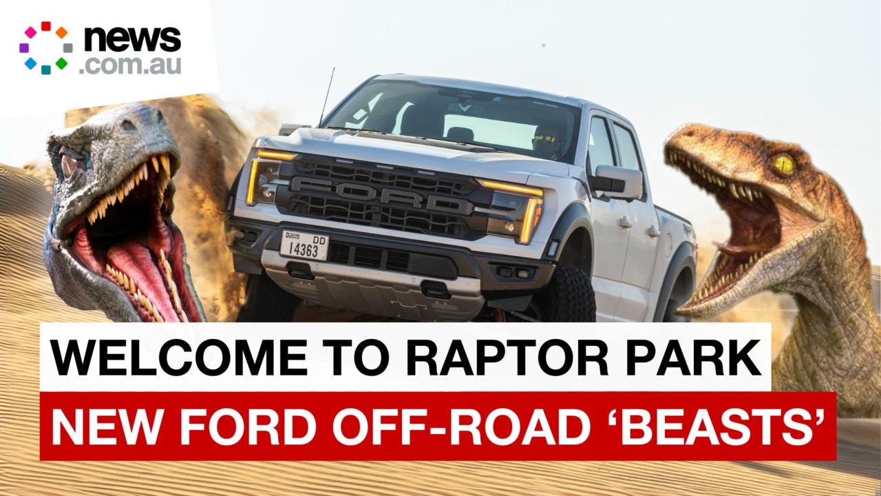 New Ford off-road 'beasts' tested in raptor park