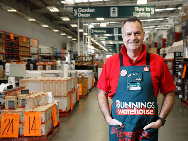 Mike Schneider, managing Director of Bunnings.Photographed at Bunnings Glenorchy store in Tasmania for the Launch of "Click and Collect" a new online purchases store pick up service.20/05/2019Hobart Tasmaniaphotography Peter Mathew