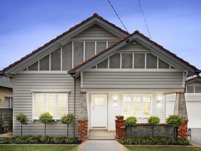 The three-bedroom home took two years to renovate.