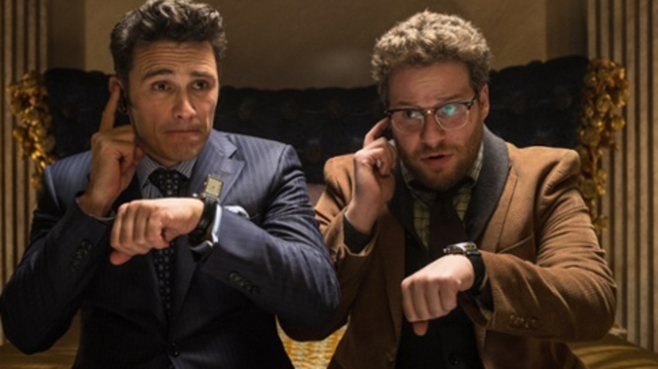 Franco’s frequent on-screen collaborator Seth Rogen (right) is the latest star to turn his back on him. Picture: AP/Sony Pictures Entertainment