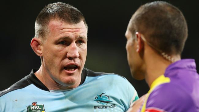 Paul Gallen is the oldest player in the NRL. Picture: Graham Denholm/Getty Images