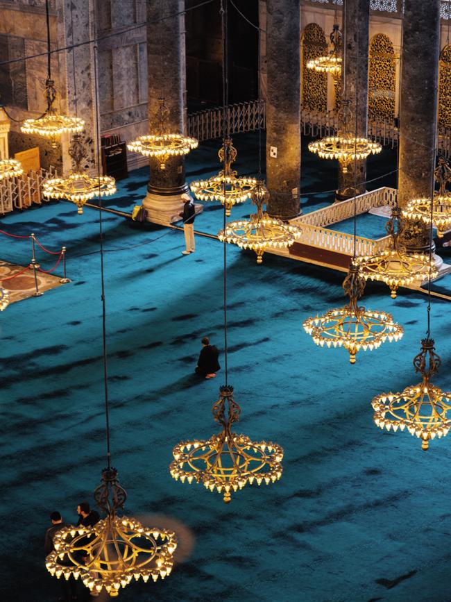 Interior of Hagia Sophia in Istanbul. Picture: Thomas Gravanis.