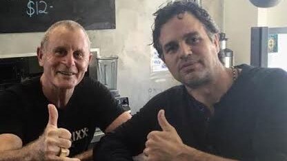 Mark Ruffalo at Hendrixx Espresso in Palm Beach.