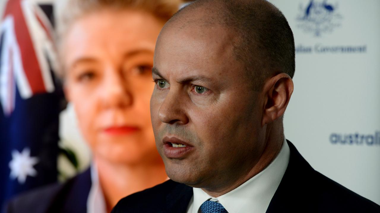 Treasurer Josh Frydenberg has announced Australia’s budget is $80bn better off than expected. Picture: NCA NewsWire / Andrew Henshaw