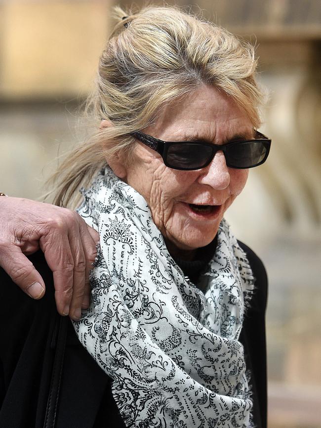 Kerrie Dallas, mother of Cade Dallas, outside the Supreme Court. Picture: Roger Wyman.