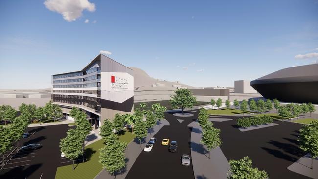 Updated artist impression for the Townsville Hilton Garden Inn. Picture: Supplied.