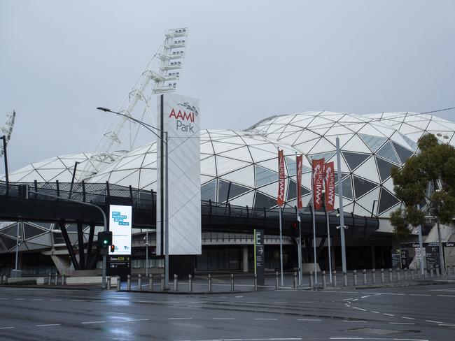 AAMI Park in Melbourne has been listed as a Tier 1 exposure site. Picture: NCA NewsWire / Paul Jeffers