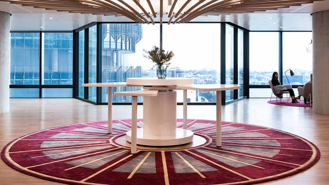 Cubic's fit-out for PwC’s executive floors in Barangaroo Tower 1. Source: Cubic