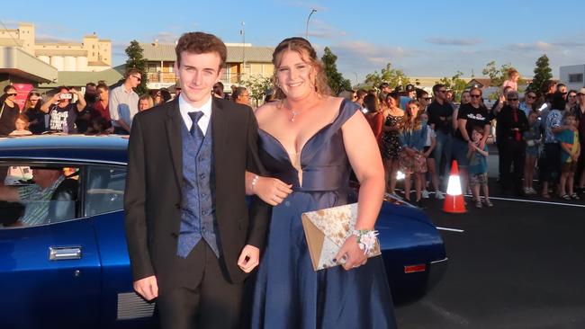 Students arriving at the Kingaroy State High School Formal at Kingaroy Town Hall on November 11.