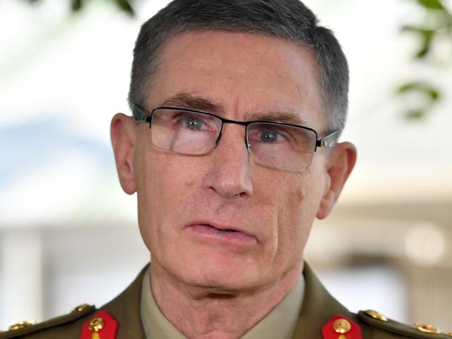 Chief of the Defence Force General Angus Campbell gave soldiers 28 days to justify their awarded honours. Picture: Evan Morgan