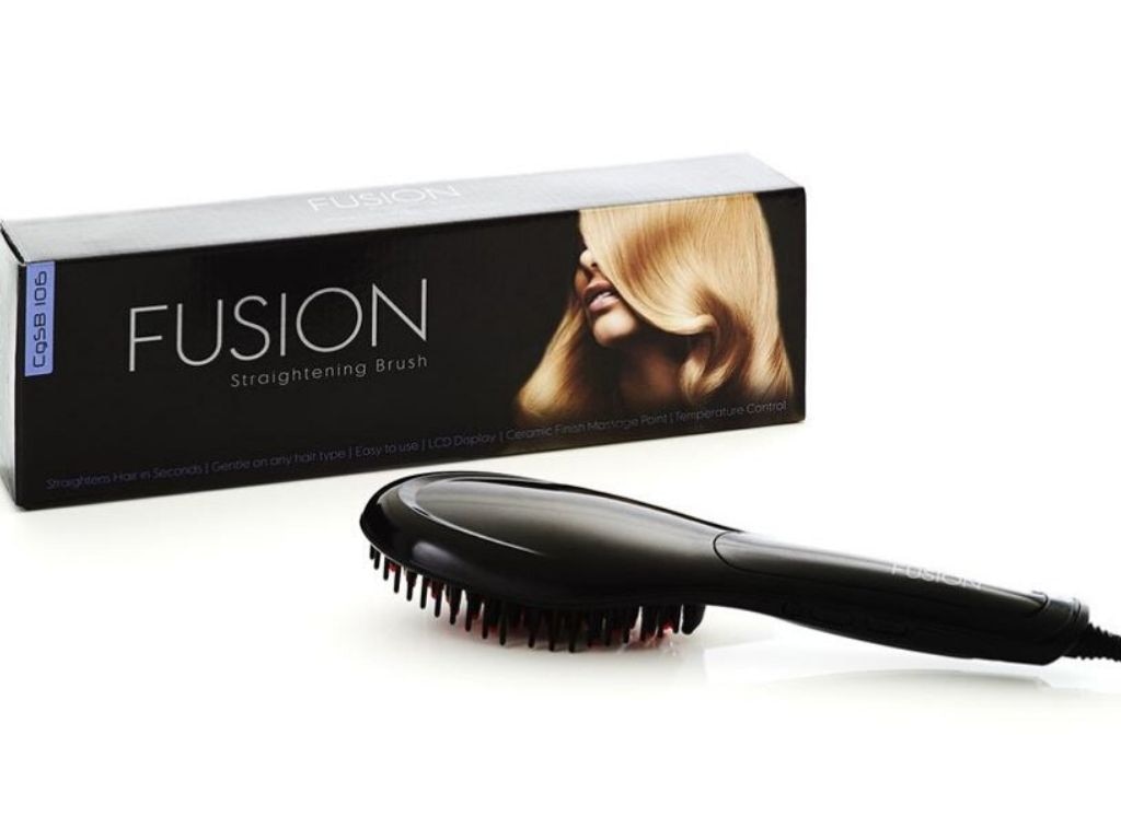 Fusion Straightening Brush is on sale.