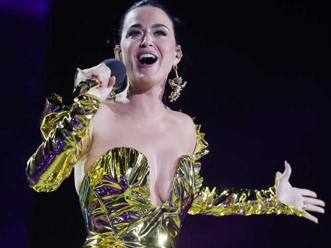 Katy Perry performing at the King’s coronation in 2023. Picture: AFP