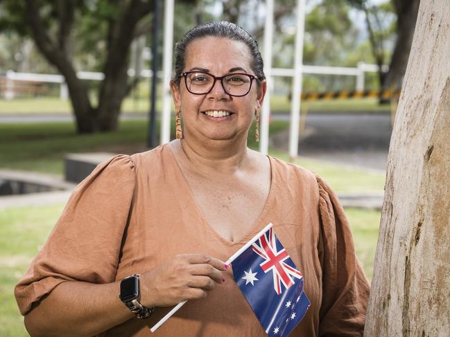 Janet Suey is the Toowoomba Aboriginal and Torres Strait Islander Citizen of the Year presented at Toowoomba Australia Day Awards at Picnic Point, Friday, January 26, 2024. Picture: Kevin Farmer