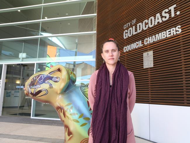 Justine Dillon at the Council Chambers. Picture: Richard Goslin