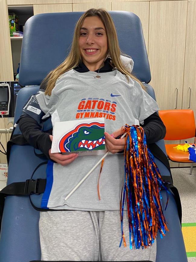 Ava Costa’s spirits were boosted by letters of support.