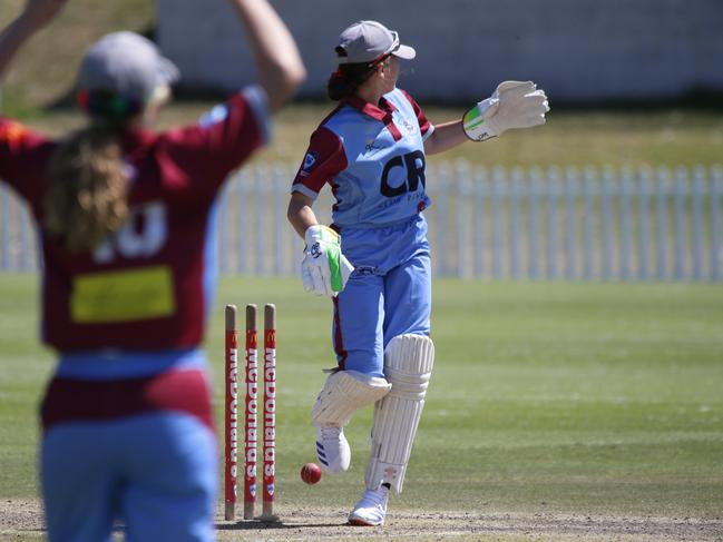 Wicketkeeper Libby Burgess for St George-Sutherland. Picture Warren Gannon Photography