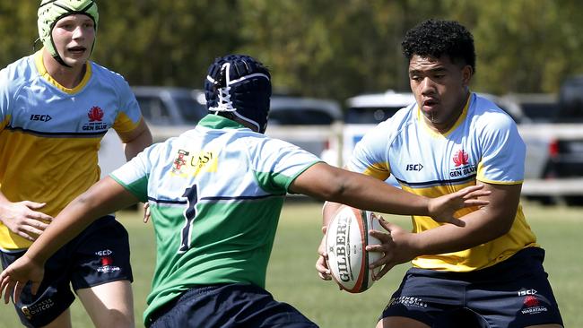 Hasani Bloomfield graduated from the U15s last year in the Super Rugby U16s squad in 20204. Picture: John Appleyard