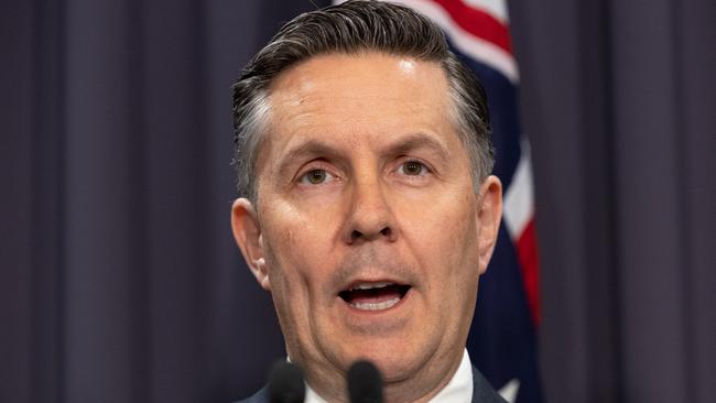 Federal Health Minister Mark Butler says too many young people are taking up vaping, making it a new public health threat. Picture: NCA NewsWire / Gary Ramage