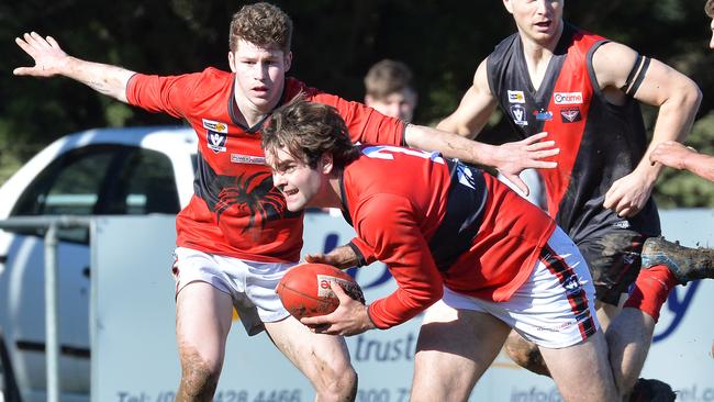 Rowan Stott in action for Romsey. Picture: Rob Leeson