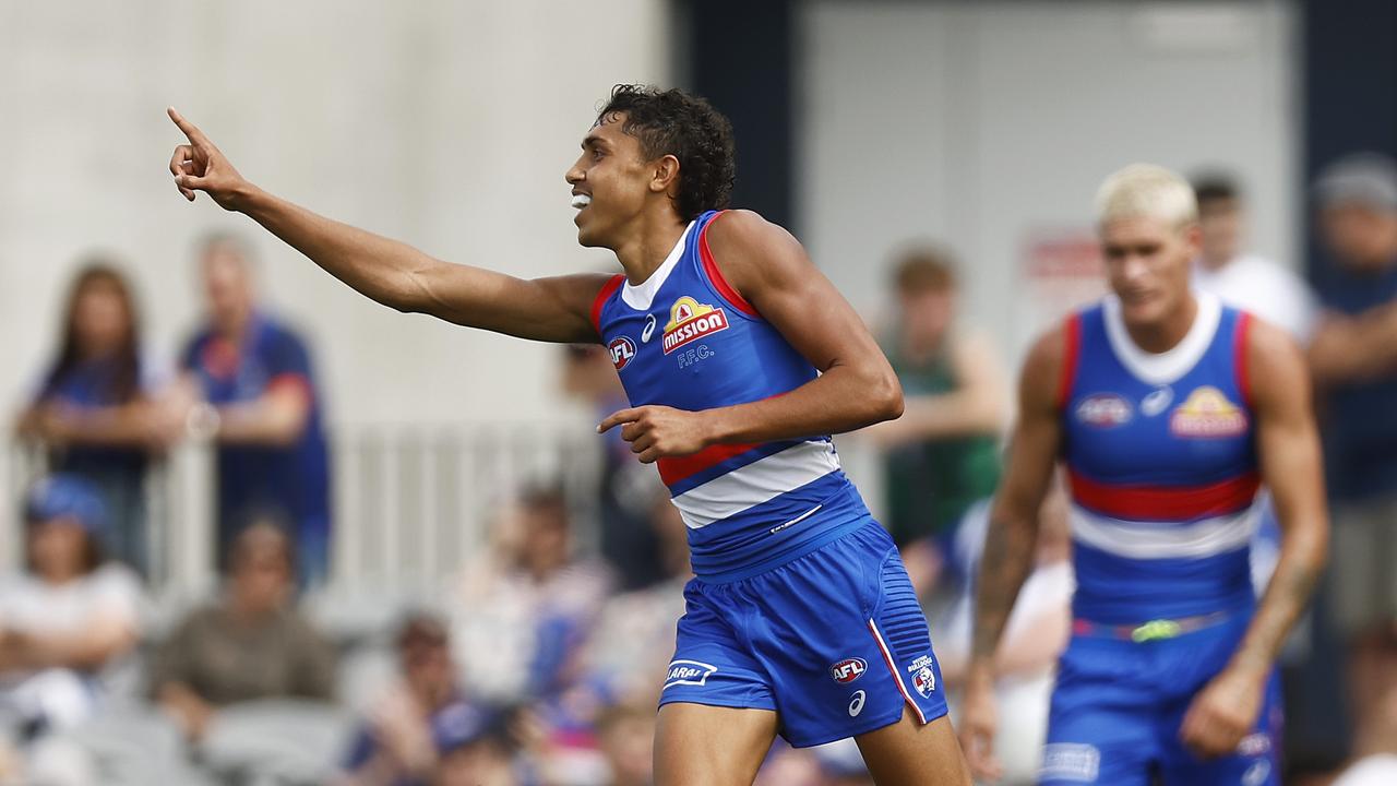 Arthur Jones is a chance of a Round 1 debut. Picture: Daniel Pockett/AFL Photos