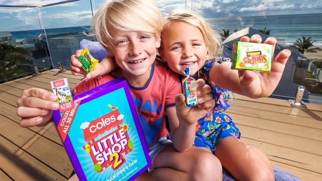 Kids love their collectables campaigns. Picture: Nigel Hallett