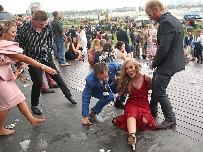 So many booby traps at the Melbourne Cup. Picture: Scott Barbour/Getty Images