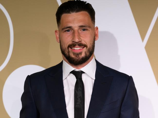 SYDNEY, AUSTRALIA - JUNE 01: Mathew Leckie arrives at the 2023 Dolan Warren Awards at The Star on June 01, 2023 in Sydney, Australia. (Photo by James Gourley/Getty Images)