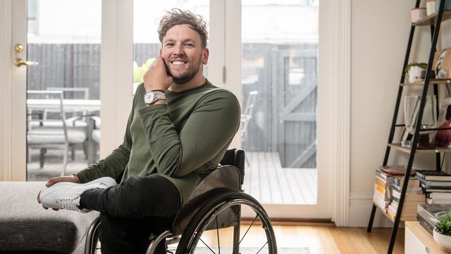 Olympian Dylan Alcott is going into business. Picture: Eugene Hyland