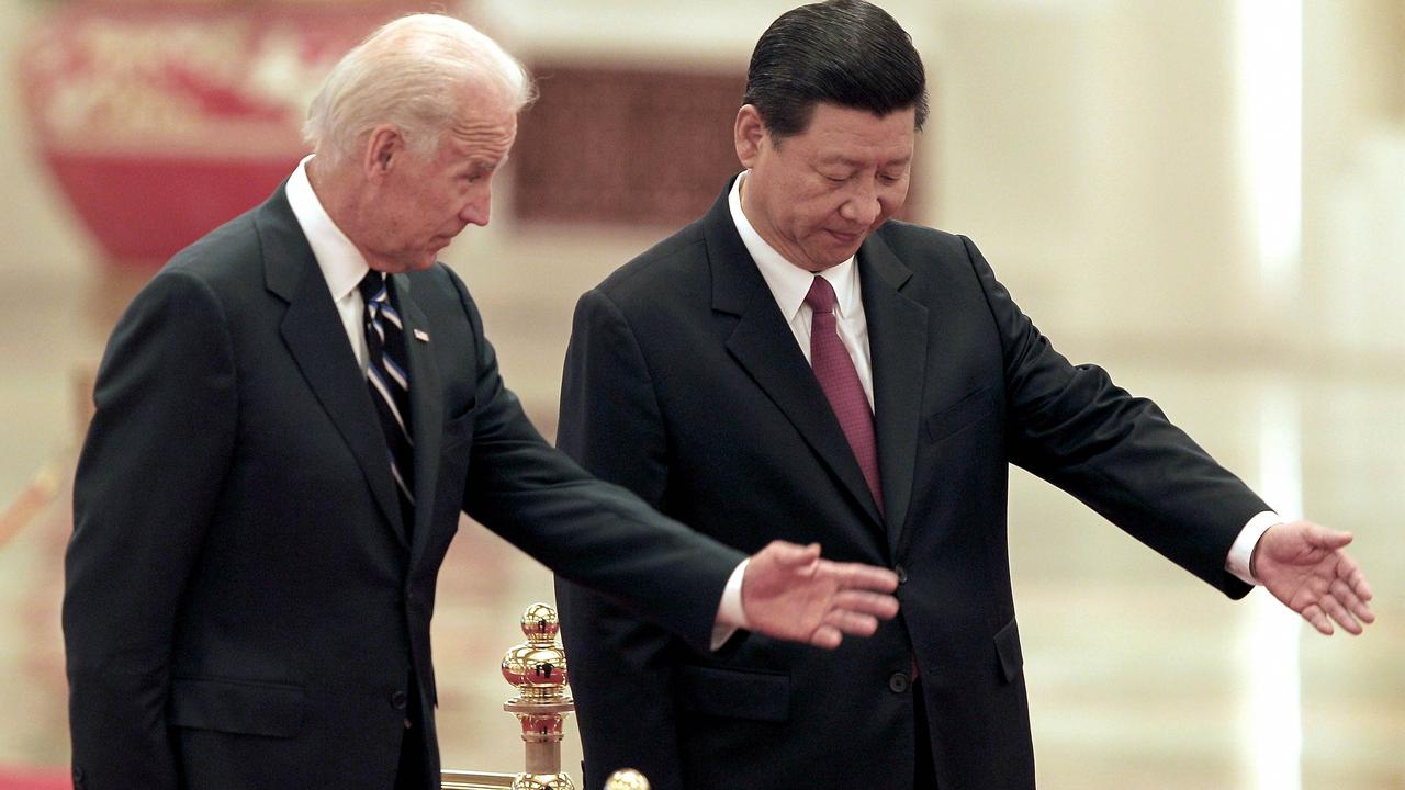 Then Chinese Vice President Xi Jinping and then US Vice President Joe Biden share a moment in 2011.