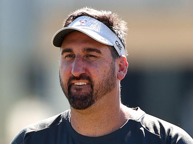 Swans assistant coach Dean Cox during the Sydney Swans skill session at Lakeside Oval.. Photo by Phil Hillyard (**NO ON SALES**-  Â©Phil Hillyard)