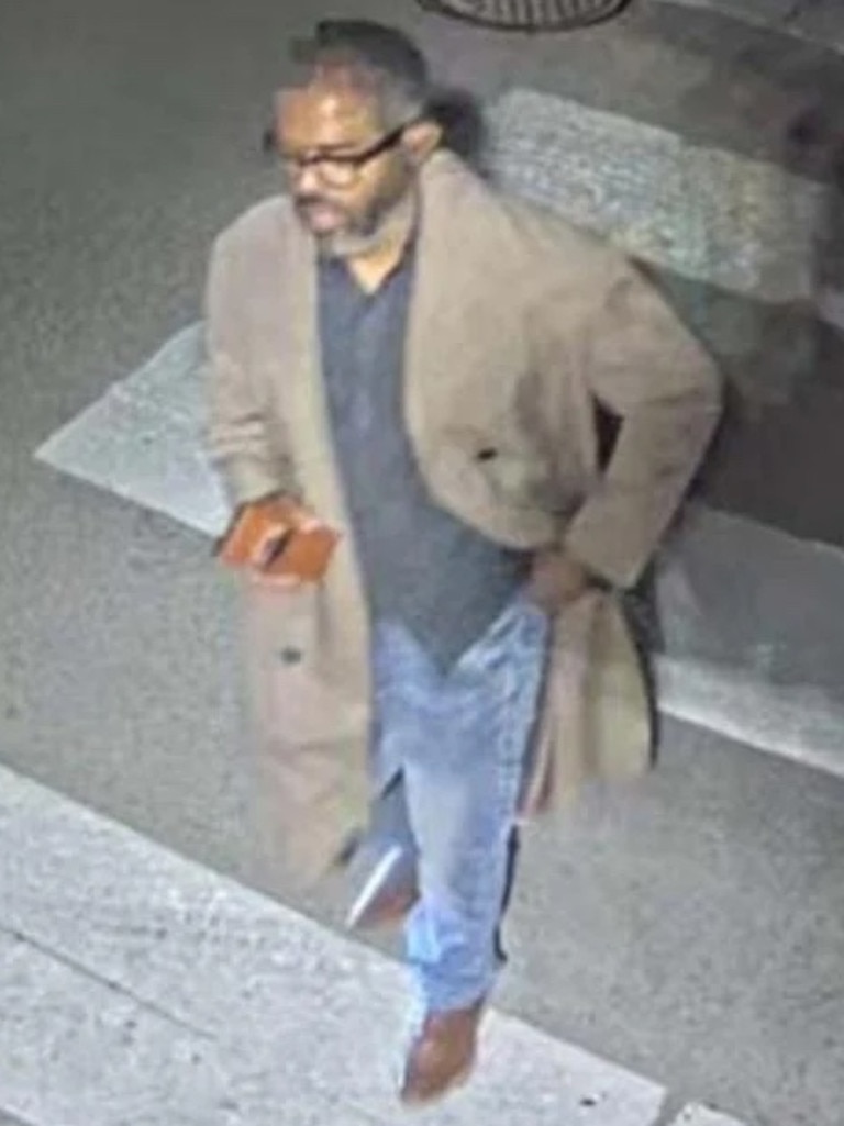 Surveillance footage shows him walking along Dauphin Street near Governor Nicholls Street. Picture: FBI