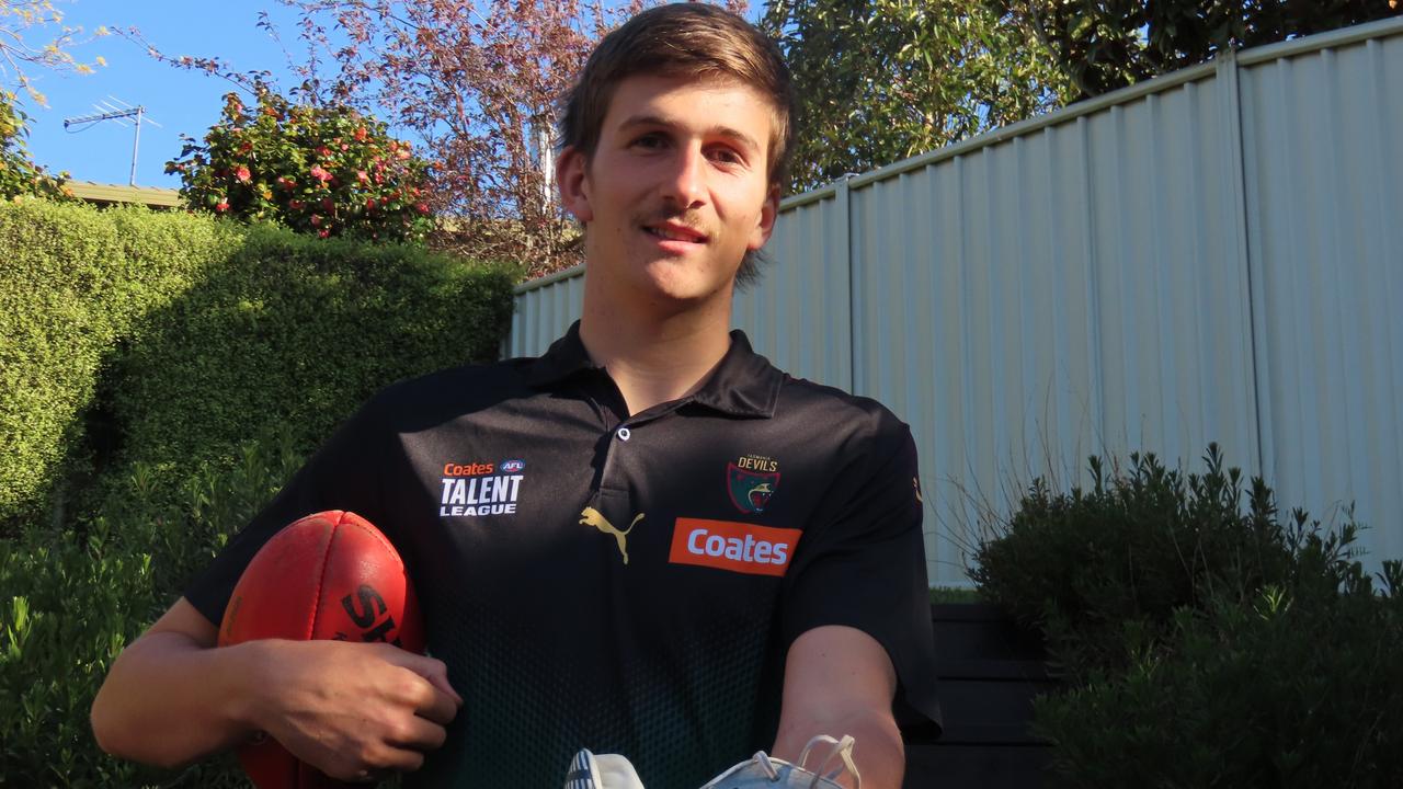 Tassie draft hopeful’s massive shoes to fill