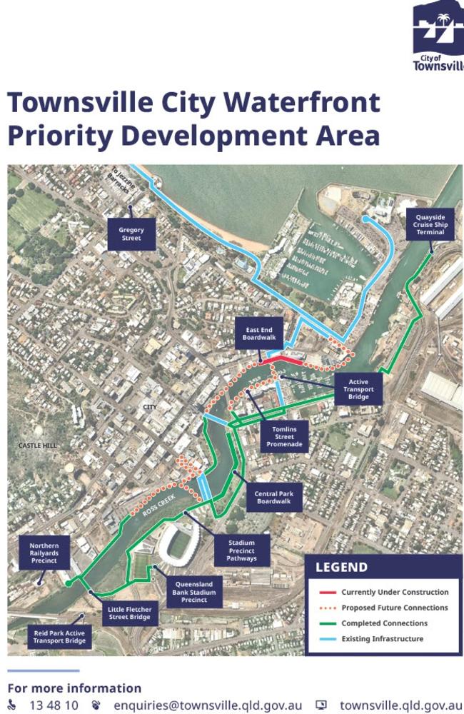 Townsville East End Boardwalk Project Coming Together Townsville Bulletin