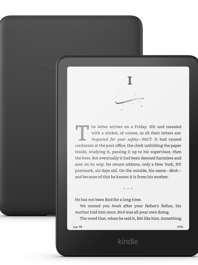 Amazon's new Kindle Paperwhite in black.