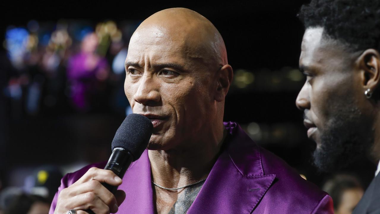 Details of Dwayne Johnson’s behind-the-scenes campaigning has been revealed. Picture: Tristan Fewings/Getty Images for Warner Bros.